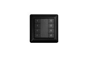 Heatit Z-Push Button 8 Black Batteridrevet veggbryter (4512681)