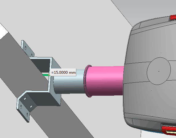 Tundra Veggfeste 60mm for gatelys JD-1047 (30-100W) (JD-1047-bracket)