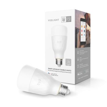 Xiaomi Yeelight Smart LED Bulb Tunable White, 2. gen, 2700K - 6500K, E27, Wi-Fi (YLDP05YL)