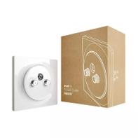 Fibaro Walli N TV-SAT Outlet for veggboks 2 x coax antenne
