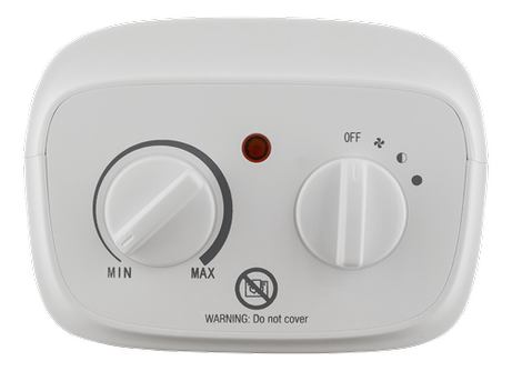 Nordic Home Sydney Varmevifte 2000W hvit (HTR-502)