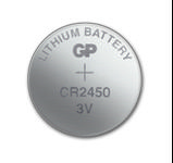 GP Batteri Lithium Cell CR2450 1-pakk (103121)
