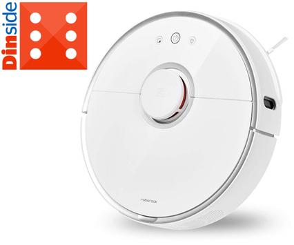 Roborock S5 robotstøvsuger hvit, m/våtmopp (2. generasjon,  2018 modell) (ROBOROCK-S5)