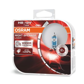 OSRAM H8 35W Night Breaker Laser 2pk (4052899991972)