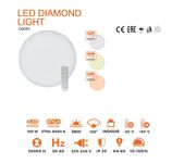 ThorgeOn Diamond Taklampe 100W LED 80CM (4751029891860)
