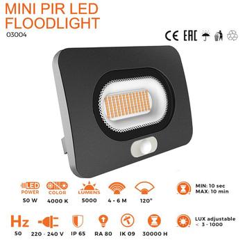 ThorgeOn Lyskaster PIR 50W LED 4000K (4751029891013)