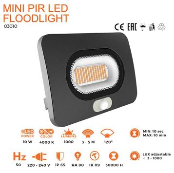 ThorgeOn Lyskaster PIR 10W LED 4000K (4751029891365)