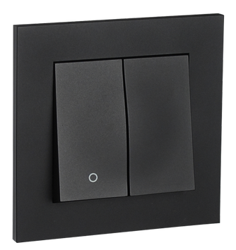 ELKO Plus Bryter innfelt 2-1 sort