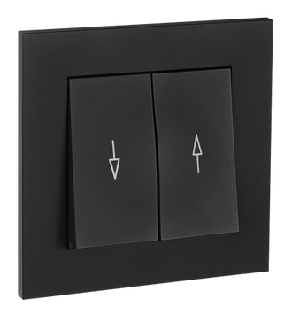 ELKO Plus bryter markise innfelt 2M sort