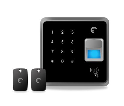 ETIGER Dørlås fingeravtrykk/ RFID/ tastatur (298300142)