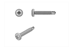 Toolsinvent Skrue TPS 4,2x25mm Panhode Selvborende 50pk