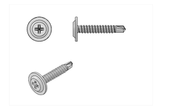 Toolsinvent Skrue TSS 4,2x19mm Skivehode Selvborende 50pk