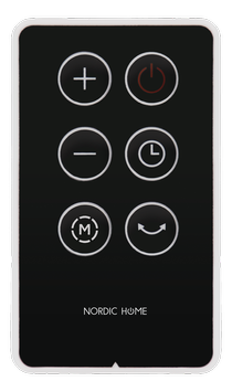 Nordic Home Tower Fan Vifte 25W Sort og hvit DEMOVARE (FT-527-DEMO)