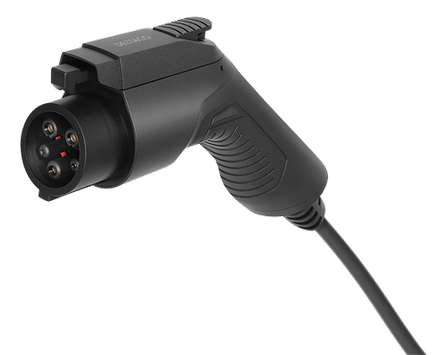 Deltaco e-Charge ladekabel T2-T1 1-Fas 16A 5m (EV-1105)