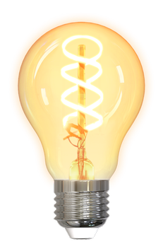 Deltaco Smart Home Spiral LED filament lamp E27 WiFI 2.4GHz 5.5W (SH-LFE27A60S)
