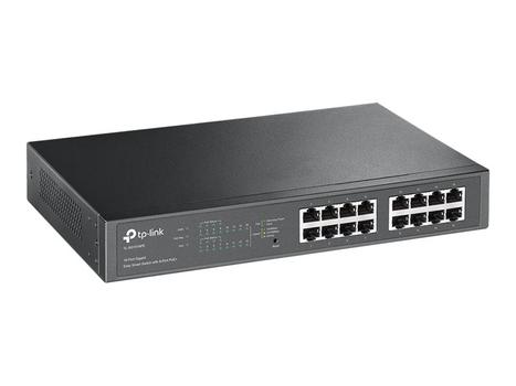 TP-Link TL-SG1016PE - switch - 16 porter - smart - rackmonterbar (TL-SG1016PE)