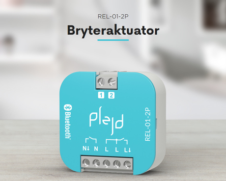 Plejd Rele 1-2 Pol 13A Bluetooth Mesh REL-01-2P (1400275)