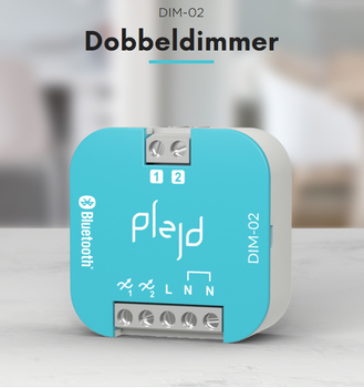 Plejd Dobbeldimmer 2x100VA Led Bluetooth Mesh DIM-02 (1400277)