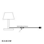 Raxon Led Dimmer For Kabel Sort (AD41003)