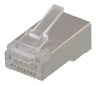 Deltaco RJ45 Cat6 Plugg for skjermet patchekabel 20pk