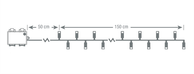 Nordic Home LED-lyslenke Batteridrevet m/timer Varmhvit (LGT-101)