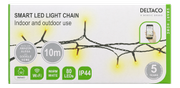 Deltaco Julelys Wifi Varmhvit 80LED IP44 10m Smart Home Julebelysning (SH-LW10M)