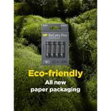 GP ReCyko Pro Oppladbare AAA-Batterier 4-pk 800mAh, NiMH (201221)