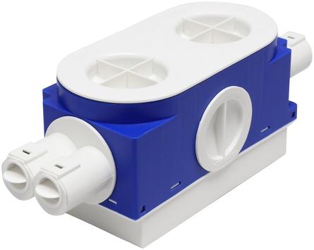 Malmbergs Veggboks Twistline, Dobbelboks Dyp, Stuss 4x16/20mm