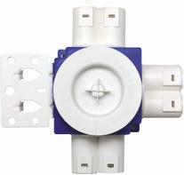 Malmbergs Veggboks Twistline, Stuss 6x16/20MM, Stenderfeste