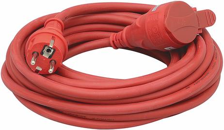 Malmbergs Skjøtekabel 3g2,5mm² 10m IP44 1-uttak med lokk (2403924)