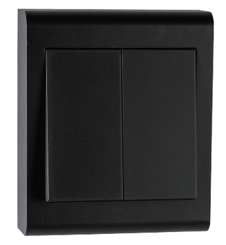 SG Bryter Påvegg Sort 1+1