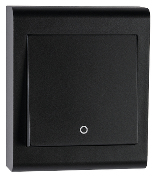 SG Bryter Påvegg Sort 2-pol