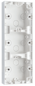 SG Påveggskappe 3-hull Hvit