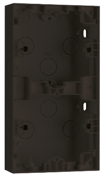 SG Påveggskappe 2-hull Sort