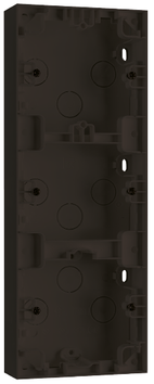 SG Påveggskappe 3-hull Sort