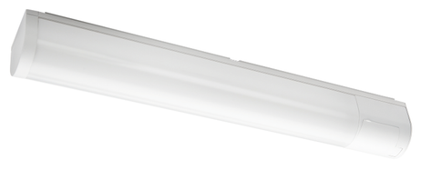 SG Prelude Baderomsarmatur Hvit m/kontakt 2700K 16W LED