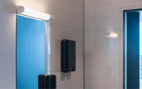 SG Prelude Baderomsarmatur Børstet Stål 2700K 16W LED  (3300306)