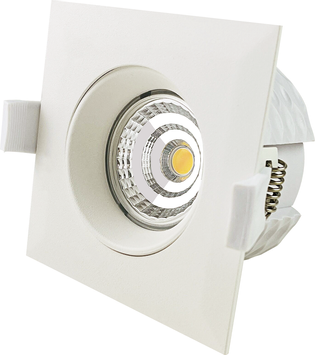 Tundra Swan v3 9W Rett-i-isolasjon Warmdim Firkantet