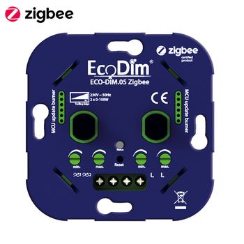 EcoDim Dobbel Vridimmer ZigBee (ECO-DIM.05)