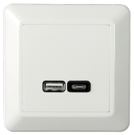 ELKO RS16 USB A+C lader 2,4A PH