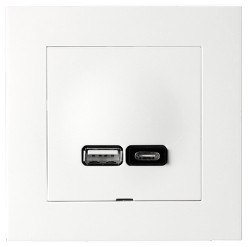 ELKO Plus USB A+C lader 2,4A PH