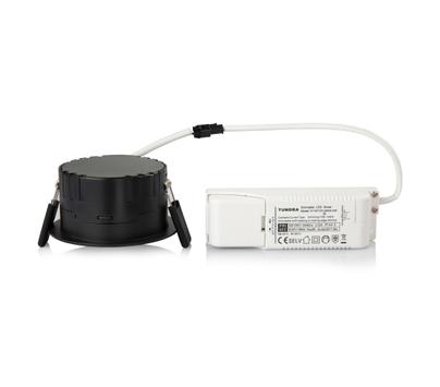 Tundra Candela Downlight 8W Warmdim RA95 Matt Sort (TUNDRA-1033)
