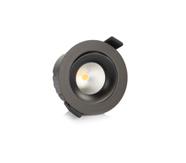 Tundra Candela Downlight 8W Warmdim RA95 Matt Sort (TUNDRA-1033)