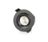 Tundra Candela Downlight 8W Warmdim RA95 Matt Sort (TUNDRA-1033)