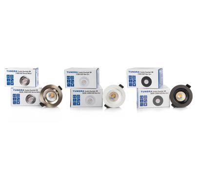 Tundra Candela Downlight 8W Warmdim RA95 Matt Sort (TUNDRA-1033)