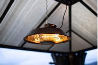 Tundra Terrassevarmer 1500W Takhengt Sort (TUNDRA-1025)