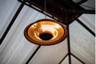 Tundra Terrassevarmer 1500W Takhengt Sort (TUNDRA-1025)