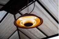 Tundra Terrassevarmer 1500W Takhengt Sort (TUNDRA-1025)