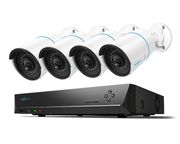 Reolink kameraovervåkningspakke - NVR - 4 AI-kameraer 5MP, PoE, inkl. 4 stk. RLC-510A 5MP AI-kameraer,  2TB harddisk og kabler (RLK8-510B4-A-5MP)