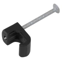 Castor Oval Clips m/spiker 3x5 Sort 20pk